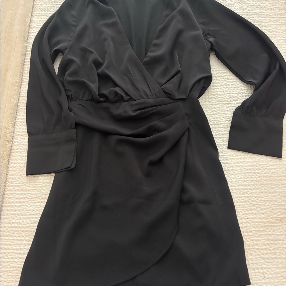 Abercrombie Black Wrap Dress